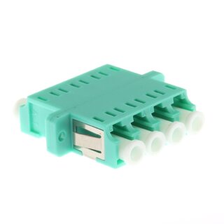ECS skarvstycke LC quad OM3/OM4 aqua Multimod